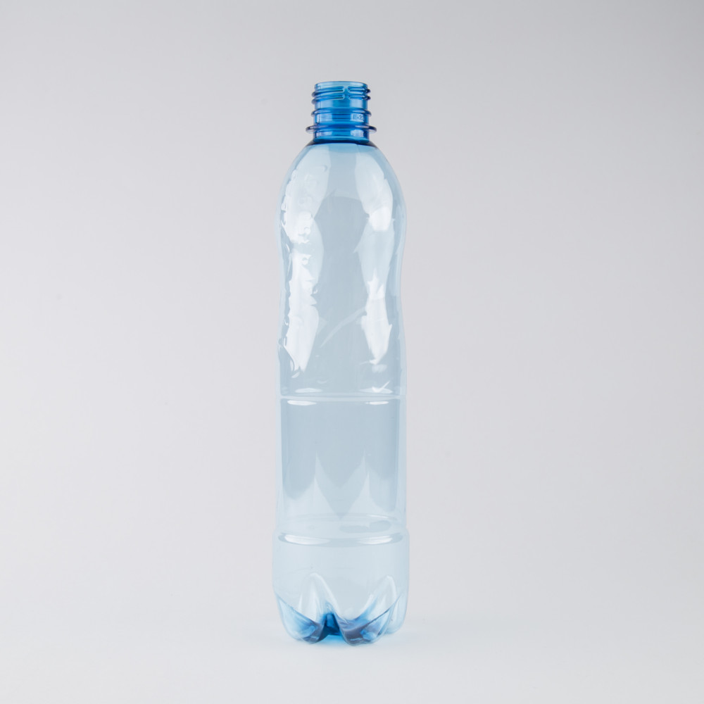 botellas plasticas pet 600 cc azul agua